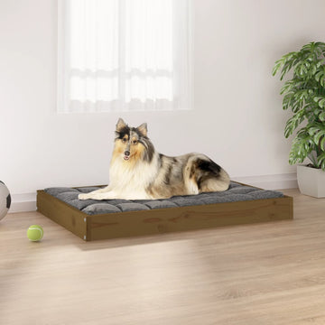 Lit Pour Chien 91,5X64X9 Cm Bois De Pin Solide